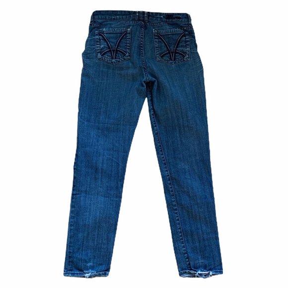 Kut From The Kloth Distressed Straight Jeans 8 - Picture 3 of 11